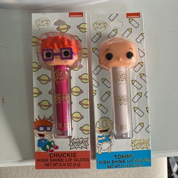 Taste Beauty Rugrats X Funko Lip Gloss Chuckie & Tommy - Picture 1 of 2